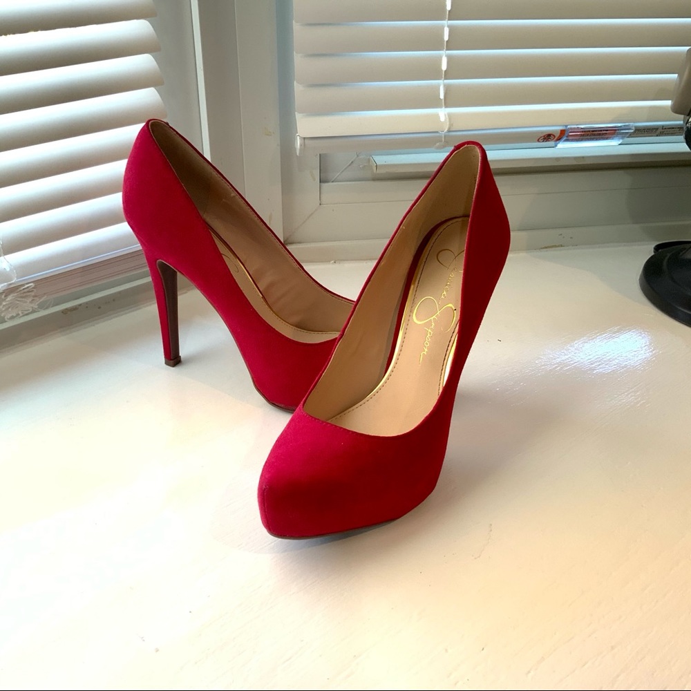 Jessica Simpson Red Muse heels size 6.5